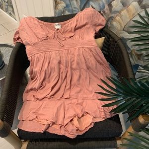 Arula Plus Size Pink Romper